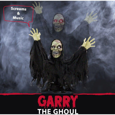 Garry the Ghoul 24" Pop-Up Animatronic Poseable Indoor/Outdoor Halloween Decoration