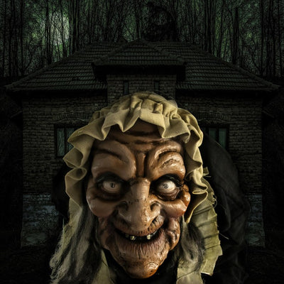 Ruby the Zombie Maid Life-Size Animatronic Moving Indoor/Outdoor Halloween Decoration