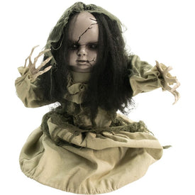 Tabitha the Zombie 33" Animatronic Groundbreaker Indoor/Outdoor Halloween Decoration