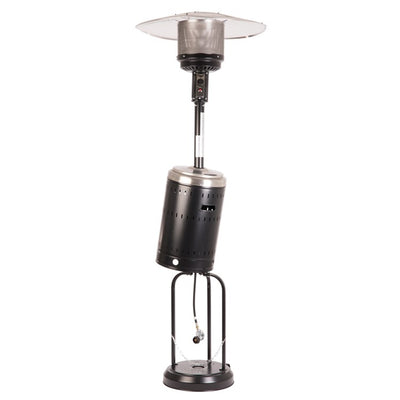 Onyx And Stainless Steel Finish Patio Heater