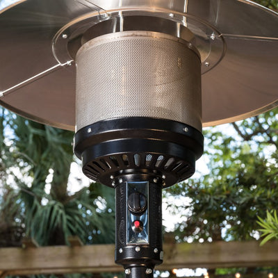 Onyx And Stainless Steel Finish Patio Heater