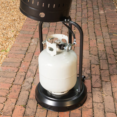 Onyx And Stainless Steel Finish Patio Heater