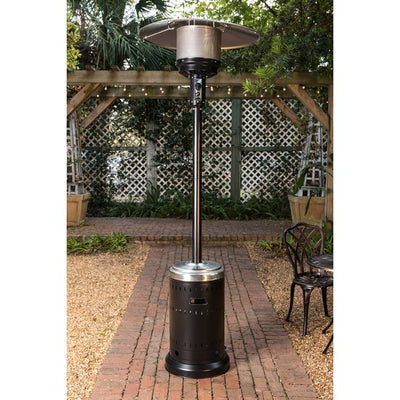 Onyx And Stainless Steel Finish Patio Heater