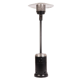 Onyx And Stainless Steel Finish Patio Heater