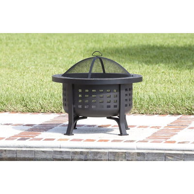 Alpina Round Slate Top Fire Pit