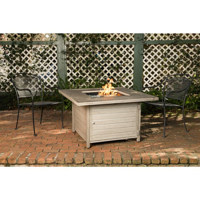 Langhorne Square Aluminum LPG Fire Pit