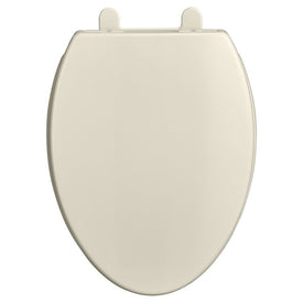 Transitional Slow-Close Easy Lift-Off Elongated Toilet Seat with Lid - Linen