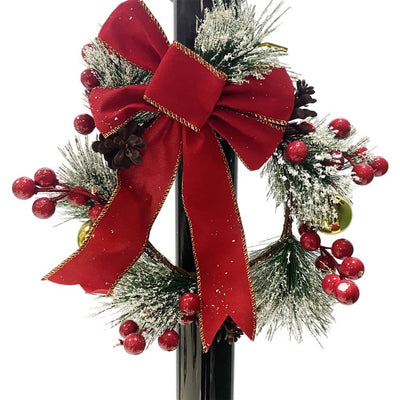 Let It Snow Series 71" Musical Street Lamp with Christmas Tree, Signs, Cascading Snow, and Music