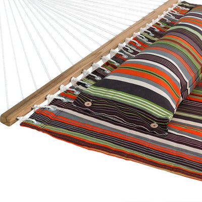 Quilted Fabric Hammock with 12' Stand - Canyon Sunset