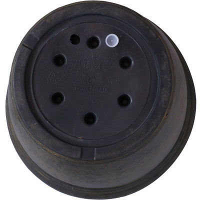 Anjelica 24" Outdoor Flower Pot Planters Set of 2 - Sable Finish