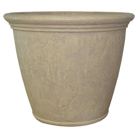 Anjelica 24" Outdoor Flower Pot Planter - Painted Beige