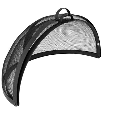 36" Easy-Access Steel Mesh Fire Pit Spark Screen