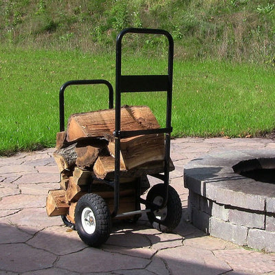 Firewood Log Cart Log Cart with Cover