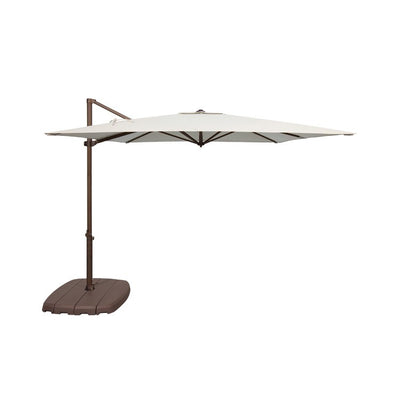 Skye 8.6' Square Cantilever Umbrella with Cross Bar Stand