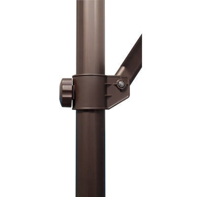 Skye 8.6' Square Cantilever Umbrella with Cross Bar Stand