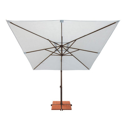 Skye 8.6' Square Cantilever Umbrella with Cross Bar Stand