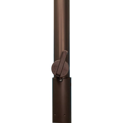 Skye 8.6' Square Cantilever Umbrella with Cross Bar Stand