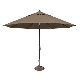 Lanai Pro 11' Octagonal Auto Tilt Umbrella with Starlights