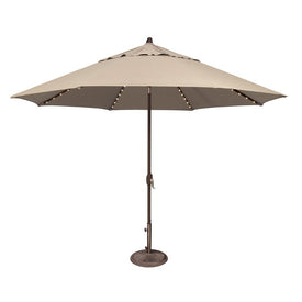 Lanai Pro 11' Octagonal Auto Tilt Umbrella with Starlights