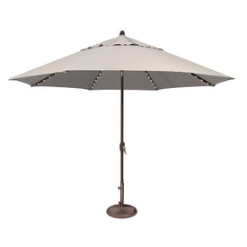 Lanai Pro 11' Octagonal Auto Tilt Umbrella with Starlights