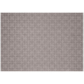 Lattice 5'3" x 7'4" Outdoor Rug - Silver & Charcoal