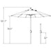 SSUM92-0900-A56095 Outdoor/Outdoor Shade/Patio Umbrellas