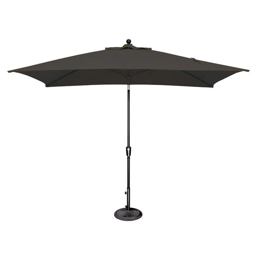 Catalina 6.6' x 10' Rectangular Push Button Tilt Umbrella