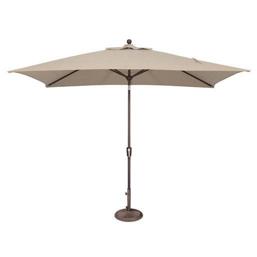 Catalina 6.6' x 10' Rectangular Push Button Tilt Umbrella