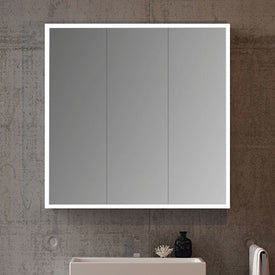 Halo Tri-View 60" x 30" LED Lighted Recessed/Wall-Mount Medicine Cabinet