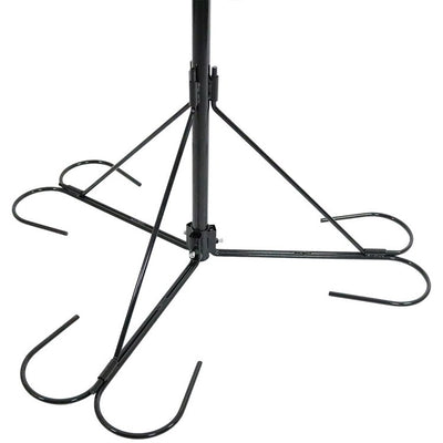 Hanging Basket Stand with Four Adjustable Arms