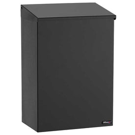 Allux 100 Top Loading Wall-Mount Mailbox - Black