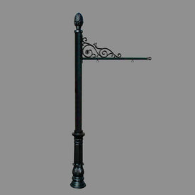 Prestige Real Estate Sign System with Pineapple Finial and Ornate Base