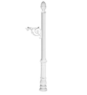 Product Image: LPST-703-WHT Outdoor/Mailboxes & Address Signs/Mailbox Posts