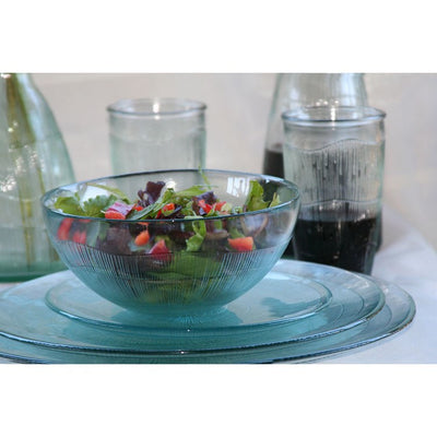 Birch Recycled Clear Glass Twelve-Piece Dinnerware Set (Service for 4)