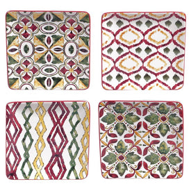 Napa Canape Plates Set of 4 Assorted