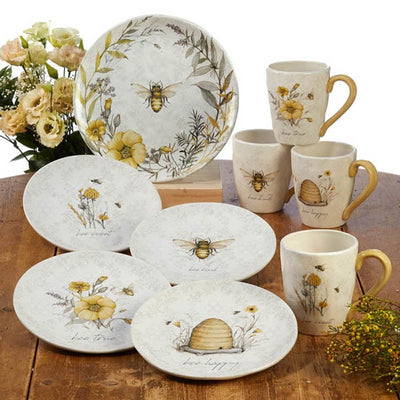 Bee Sweet Mugs Set of 4 Assorted