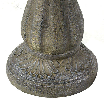 Pineapple Two-Tier 33" Solar-Powered Fountain with Battery Backup - OPEN BOX