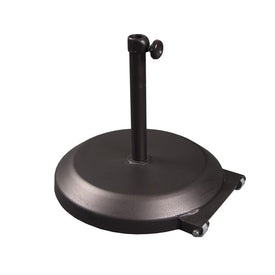 75 LBS Umbrella Base with Steel Cover - Concrete Bronze