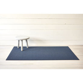 Breton Stripe Shag Mat 36" x 60" - Blueberry