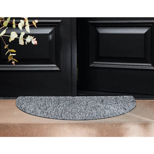 Heathered Shag Welcome Mat 21" x 36" - Gray