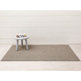 Heathered Shag Doormat 18" x 28" - Pebble