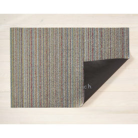 Skinny Stripe Shag Utility Mat 24" x 36" - Soft Multi