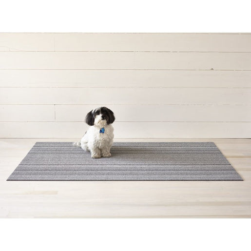 Skinny Stripe Shag Big Mat 36" x 60" - Shadow