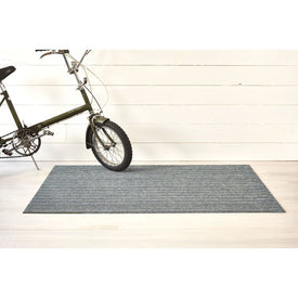Skinny Stripe Shag Big Mat 36" x 60" - Forest
