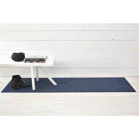 Breton Stripe Shag Mat 24" x 72" - Blueberry