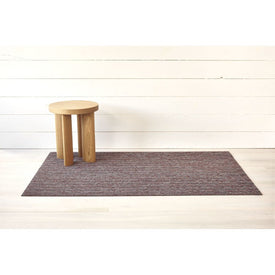 Skinny Stripe Shag Big Mat 36" x 60" - Mulberry