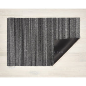 Skinny Stripe Shag Utility Mat 24" x 36" - Shadow