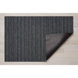 Skinny Stripe Shag Utility Mat 24" x 36" - Forest