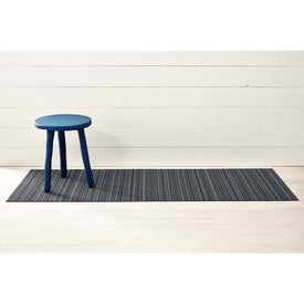Skinny Stripe Shag Runner 24" x 72" - Blue