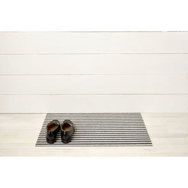 Breton Stripe Shag Mat 18" x 28" - Gravel